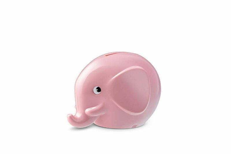 Pastel pink Medi Elephant moneybox