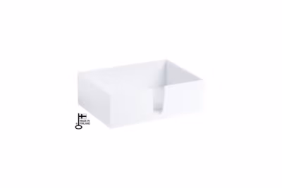 Box with fingerhole L white