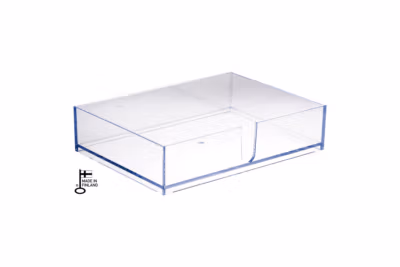 Box with fingerhole XL clear
