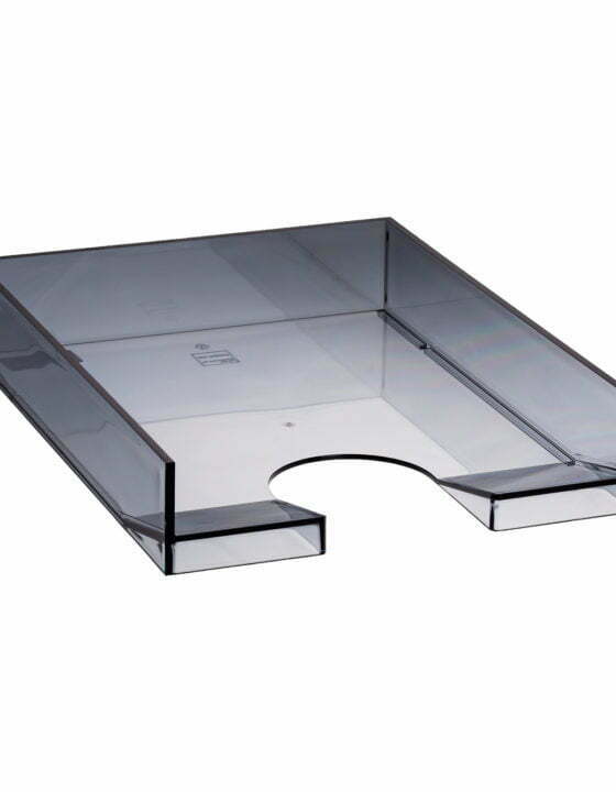 Document holder transparent grey