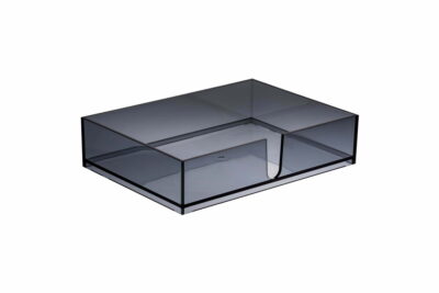 U-boksi XL transparentti harmaa