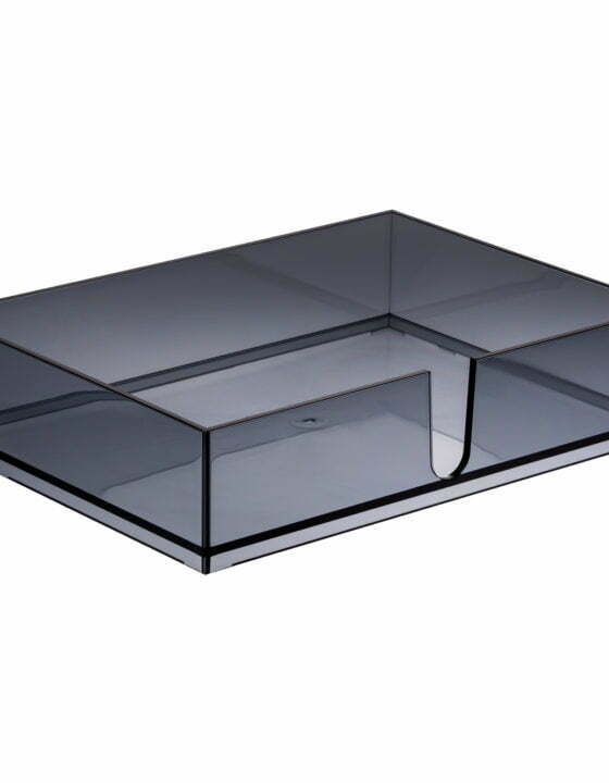 U-boksi XL transparentti harmaa