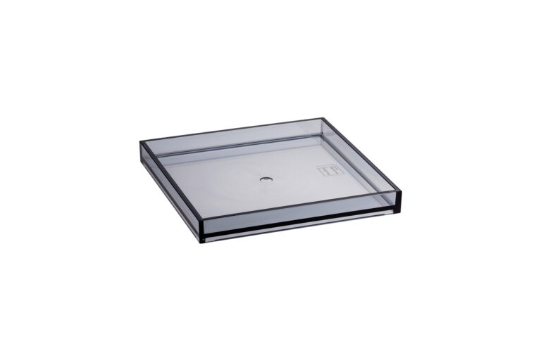 Accessory tray S transparent grey - Palaset